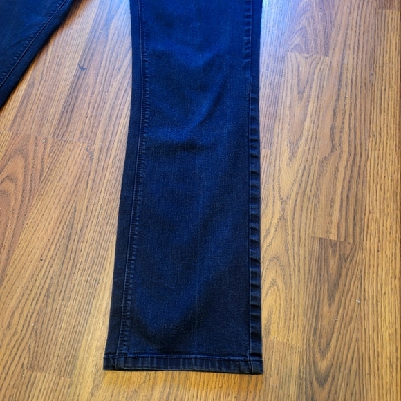 Santana Straight Fit Jeans Black Size 10x32 Dark Wash Denim A46 - Picture 3 of 9